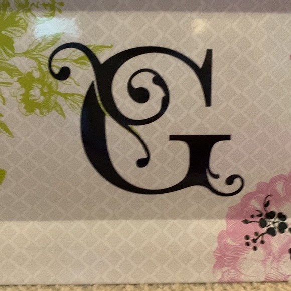 Serving Plate Monogram G - Picture 4 of 7